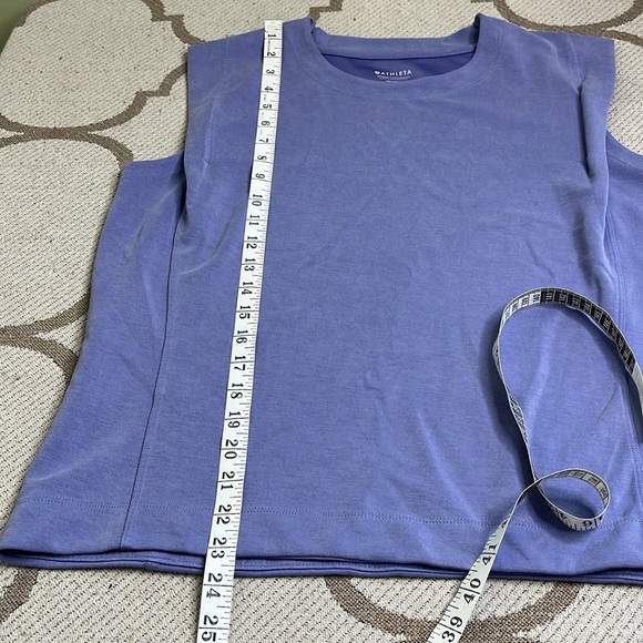 Athleta seasoft tank sweatshirt Dusk Purple top size medium - Picture 8 of 10